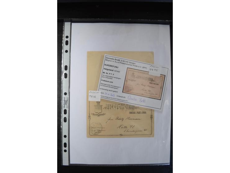 1873/79, interessante ungebrauchte und gestempelte Sammlung mit einigen Briefen und Karten, dabei u.a. Mi.-Nr. 6h ungebraucht