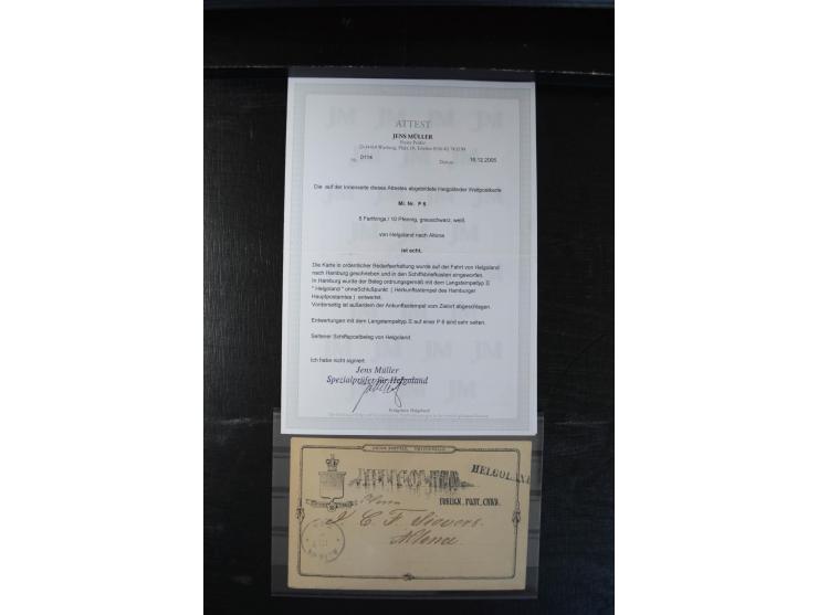 1873/79, interessante ungebrauchte und gestempelte Sammlung mit einigen Briefen und Karten, dabei u.a. Mi.-Nr. 6h ungebraucht
