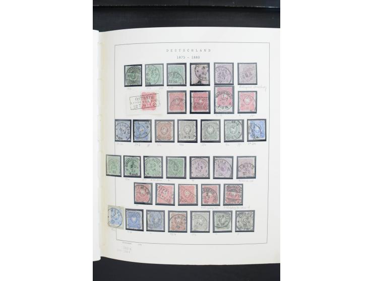 1872/1945, postfrische, ungebrauchte und gestempelte Sammlung, vielfach in beiden Erhaltungen gesammelt, ab Weimar kpl., dazu