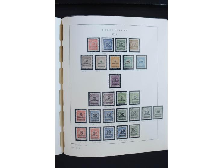 1872/1945, postfrische, ungebrauchte und gestempelte Sammlung, vielfach in beiden Erhaltungen gesammelt, ab Weimar kpl., dazu