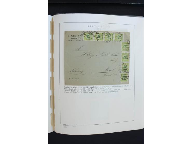 1872/1945, postfrische, ungebrauchte und gestempelte Sammlung, vielfach in beiden Erhaltungen gesammelt, ab Weimar kpl., dazu
