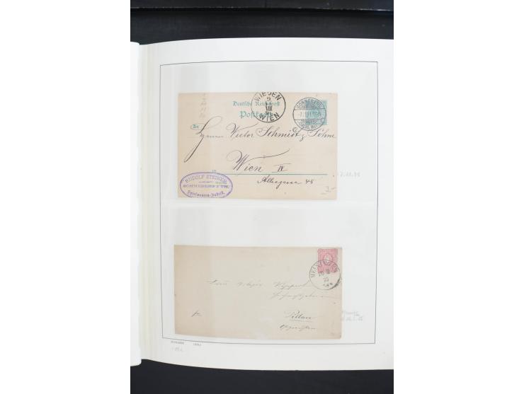 1872/1945, postfrische, ungebrauchte und gestempelte Sammlung, vielfach in beiden Erhaltungen gesammelt, ab Weimar kpl., dazu