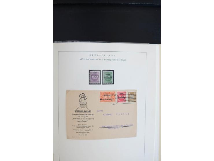 1872/1945, postfrische, ungebrauchte und gestempelte Sammlung, vielfach in beiden Erhaltungen gesammelt, ab Weimar kpl., dazu