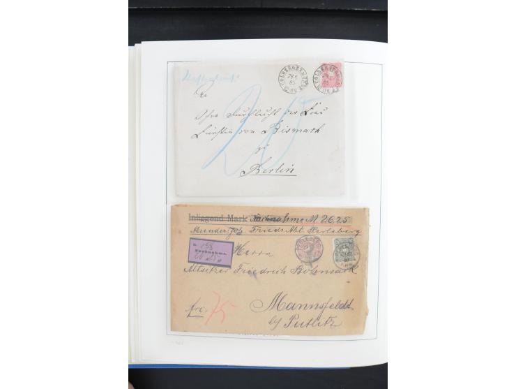 1872/1945, postfrische, ungebrauchte und gestempelte Sammlung, vielfach in beiden Erhaltungen gesammelt, ab Weimar kpl., dazu
