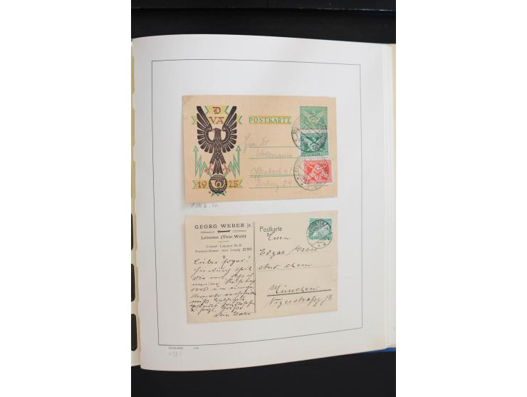 1872/1945, postfrische, ungebrauchte und gestempelte Sammlung, vielfach in beiden Erhaltungen gesammelt, ab Weimar kpl., dazu