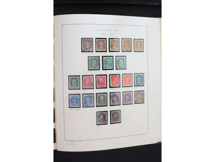 1872/1945, postfrische, ungebrauchte und gestempelte Sammlung, vielfach in beiden Erhaltungen gesammelt, ab Weimar kpl., dazu