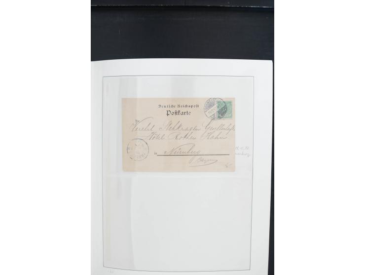 1872/1945, postfrische, ungebrauchte und gestempelte Sammlung, vielfach in beiden Erhaltungen gesammelt, ab Weimar kpl., dazu