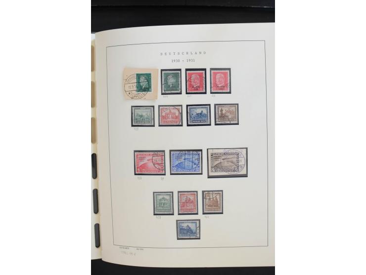 1872/1945, postfrische, ungebrauchte und gestempelte Sammlung, vielfach in beiden Erhaltungen gesammelt, ab Weimar kpl., dazu