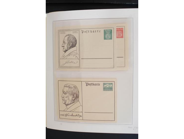 1872/1945, postfrische, ungebrauchte und gestempelte Sammlung, vielfach in beiden Erhaltungen gesammelt, ab Weimar kpl., dazu