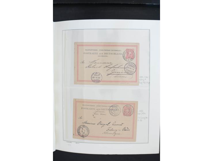 1872/1945, postfrische, ungebrauchte und gestempelte Sammlung, vielfach in beiden Erhaltungen gesammelt, ab Weimar kpl., dazu