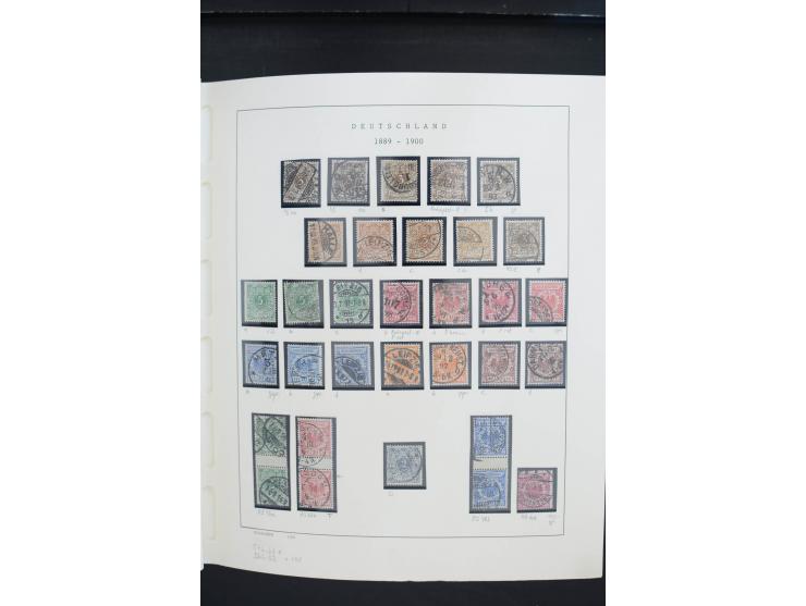 1872/1945, postfrische, ungebrauchte und gestempelte Sammlung, vielfach in beiden Erhaltungen gesammelt, ab Weimar kpl., dazu