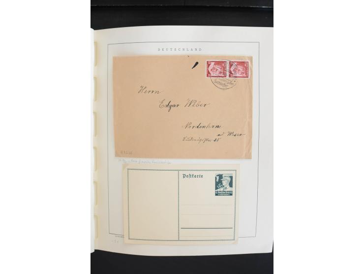 1872/1945, postfrische, ungebrauchte und gestempelte Sammlung, vielfach in beiden Erhaltungen gesammelt, ab Weimar kpl., dazu
