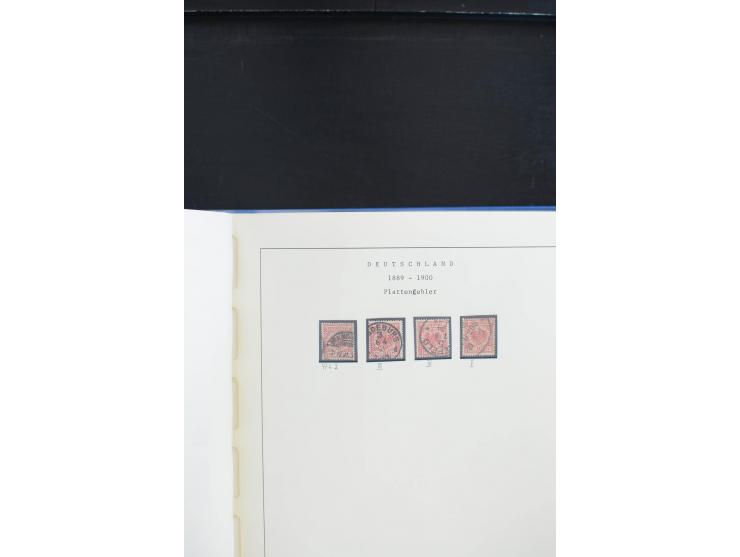 1872/1945, postfrische, ungebrauchte und gestempelte Sammlung, vielfach in beiden Erhaltungen gesammelt, ab Weimar kpl., dazu