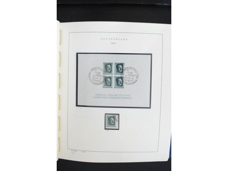 1872/1945, postfrische, ungebrauchte und gestempelte Sammlung, vielfach in beiden Erhaltungen gesammelt, ab Weimar kpl., dazu