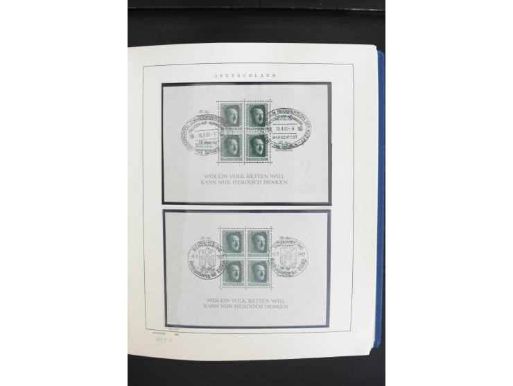 1872/1945, postfrische, ungebrauchte und gestempelte Sammlung, vielfach in beiden Erhaltungen gesammelt, ab Weimar kpl., dazu
