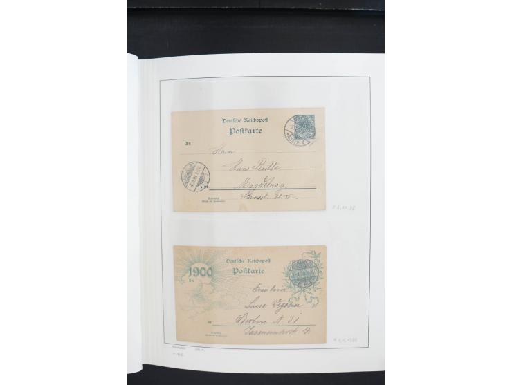 1872/1945, postfrische, ungebrauchte und gestempelte Sammlung, vielfach in beiden Erhaltungen gesammelt, ab Weimar kpl., dazu
