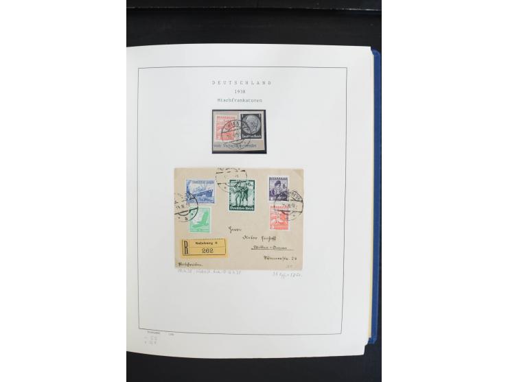 1872/1945, postfrische, ungebrauchte und gestempelte Sammlung, vielfach in beiden Erhaltungen gesammelt, ab Weimar kpl., dazu