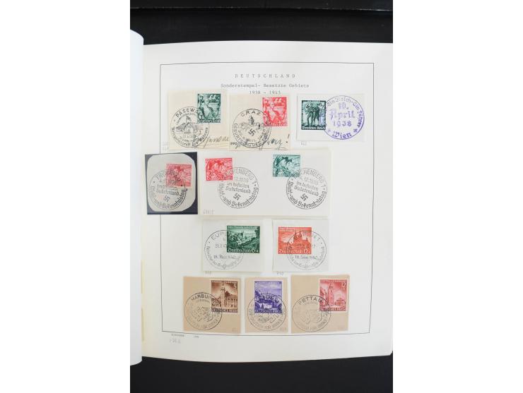1872/1945, postfrische, ungebrauchte und gestempelte Sammlung, vielfach in beiden Erhaltungen gesammelt, ab Weimar kpl., dazu