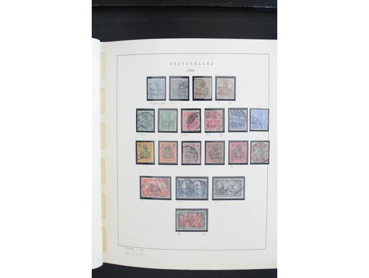 1872/1945, postfrische, ungebrauchte und gestempelte Sammlung, vielfach in beiden Erhaltungen gesammelt, ab Weimar kpl., dazu