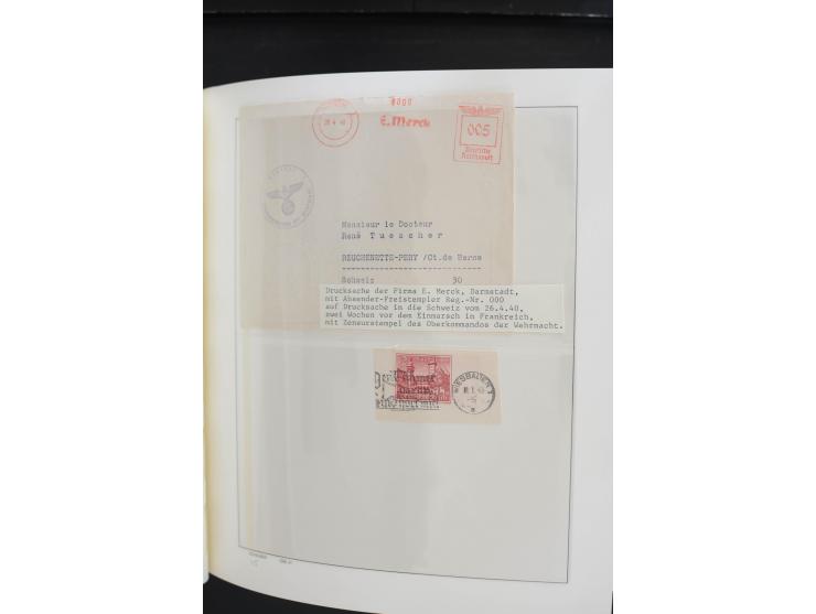 1872/1945, postfrische, ungebrauchte und gestempelte Sammlung, vielfach in beiden Erhaltungen gesammelt, ab Weimar kpl., dazu