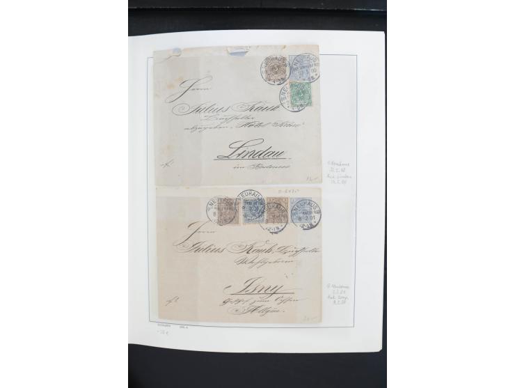 1872/1945, postfrische, ungebrauchte und gestempelte Sammlung, vielfach in beiden Erhaltungen gesammelt, ab Weimar kpl., dazu