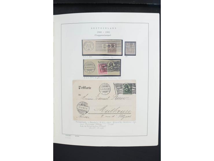 1872/1945, postfrische, ungebrauchte und gestempelte Sammlung, vielfach in beiden Erhaltungen gesammelt, ab Weimar kpl., dazu