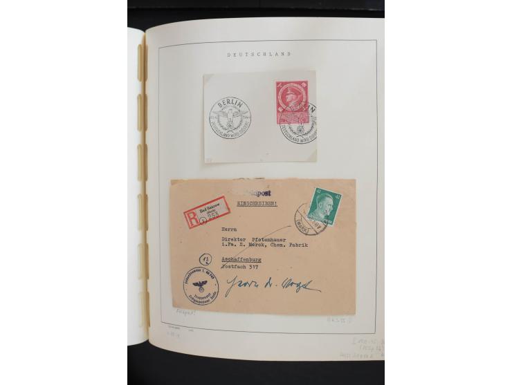 1872/1945, postfrische, ungebrauchte und gestempelte Sammlung, vielfach in beiden Erhaltungen gesammelt, ab Weimar kpl., dazu