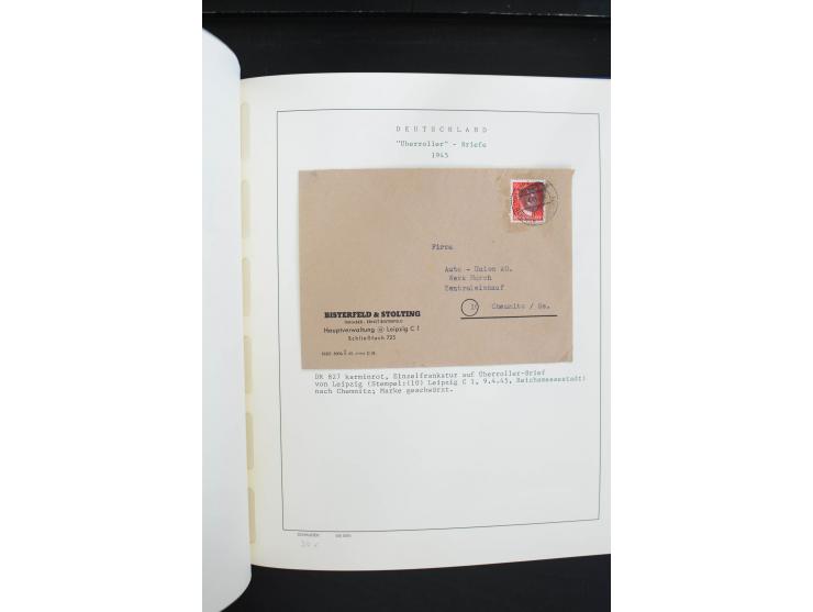 1872/1945, postfrische, ungebrauchte und gestempelte Sammlung, vielfach in beiden Erhaltungen gesammelt, ab Weimar kpl., dazu