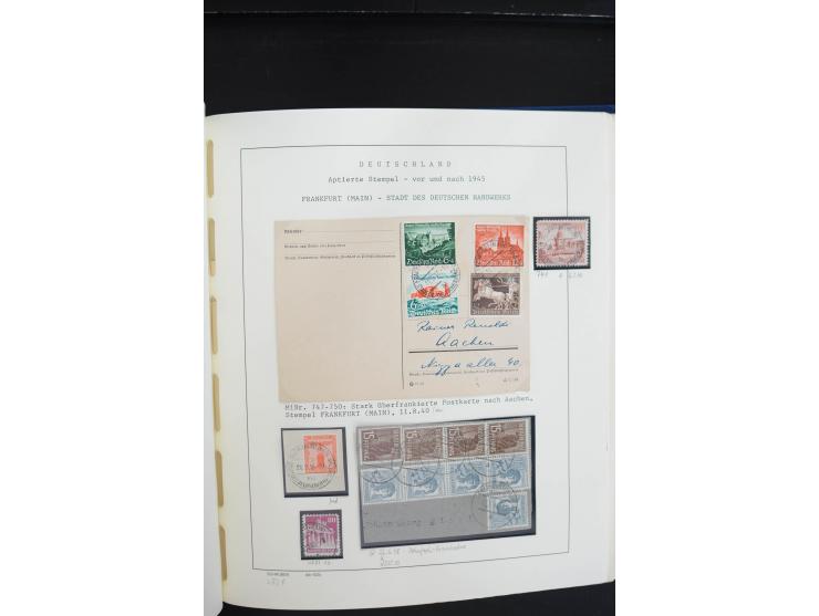 1872/1945, postfrische, ungebrauchte und gestempelte Sammlung, vielfach in beiden Erhaltungen gesammelt, ab Weimar kpl., dazu