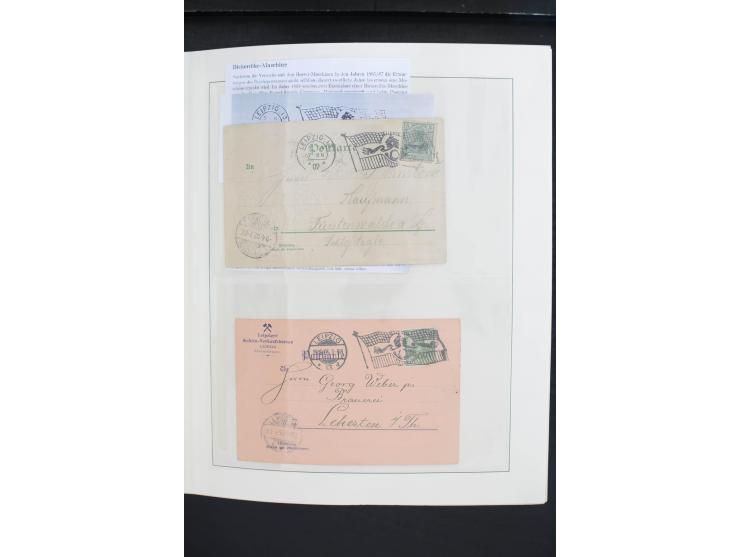 1872/1945, postfrische, ungebrauchte und gestempelte Sammlung, vielfach in beiden Erhaltungen gesammelt, ab Weimar kpl., dazu
