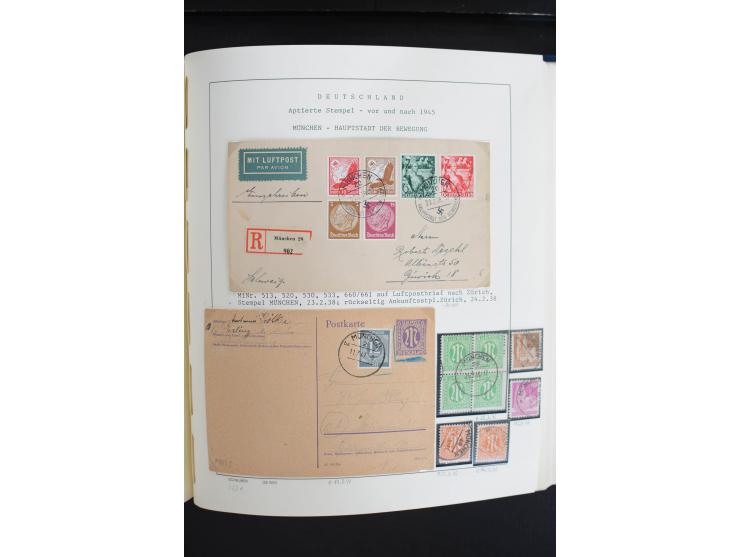 1872/1945, postfrische, ungebrauchte und gestempelte Sammlung, vielfach in beiden Erhaltungen gesammelt, ab Weimar kpl., dazu