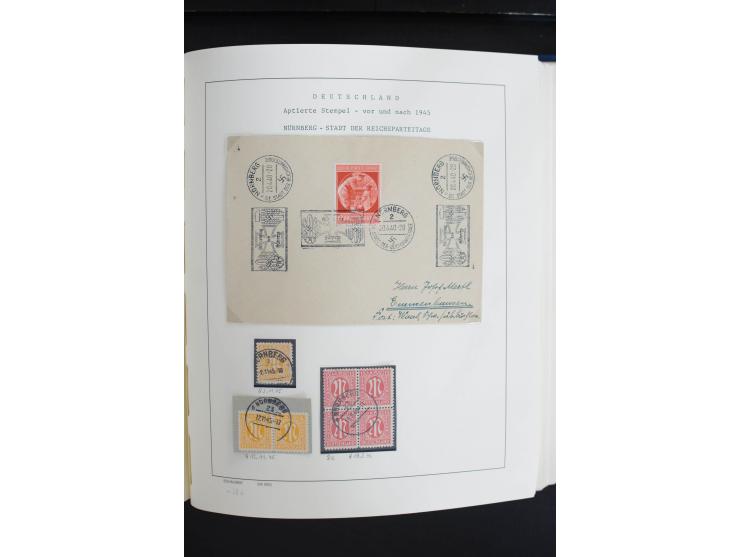 1872/1945, postfrische, ungebrauchte und gestempelte Sammlung, vielfach in beiden Erhaltungen gesammelt, ab Weimar kpl., dazu