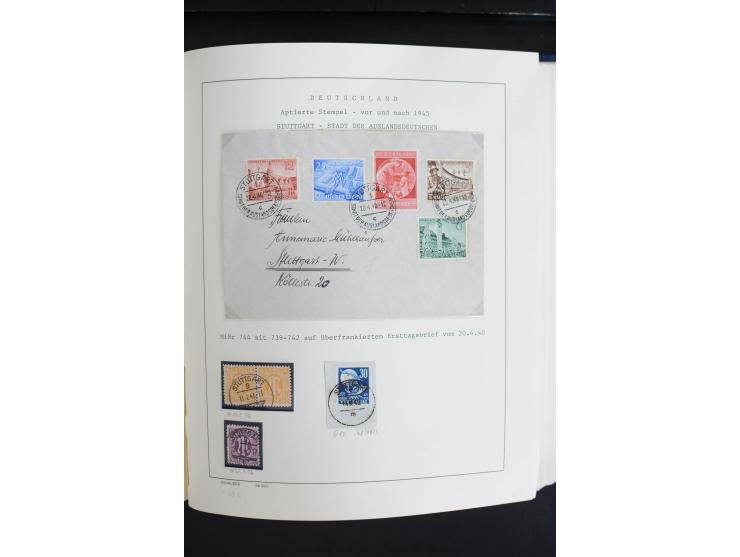 1872/1945, postfrische, ungebrauchte und gestempelte Sammlung, vielfach in beiden Erhaltungen gesammelt, ab Weimar kpl., dazu