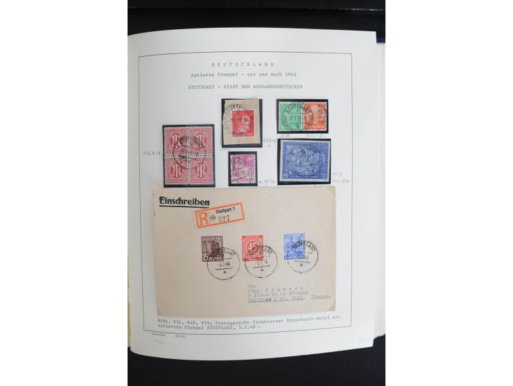 1872/1945, postfrische, ungebrauchte und gestempelte Sammlung, vielfach in beiden Erhaltungen gesammelt, ab Weimar kpl., dazu
