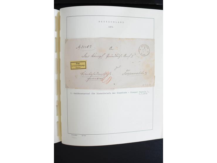 1872/1945, postfrische, ungebrauchte und gestempelte Sammlung, vielfach in beiden Erhaltungen gesammelt, ab Weimar kpl., dazu