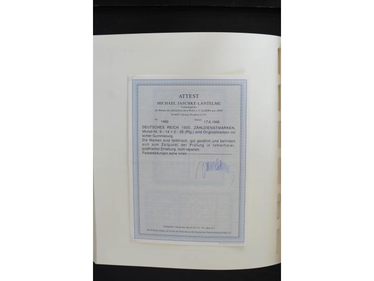 1872/1945, postfrische, ungebrauchte und gestempelte Sammlung, vielfach in beiden Erhaltungen gesammelt, ab Weimar kpl., dazu