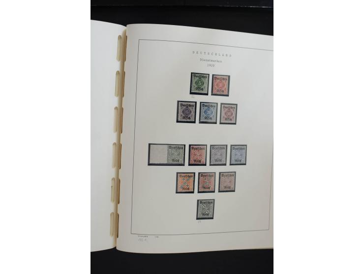 1872/1945, postfrische, ungebrauchte und gestempelte Sammlung, vielfach in beiden Erhaltungen gesammelt, ab Weimar kpl., dazu