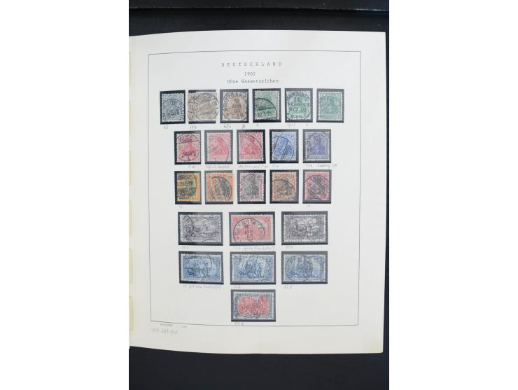 1872/1945, postfrische, ungebrauchte und gestempelte Sammlung, vielfach in beiden Erhaltungen gesammelt, ab Weimar kpl., dazu