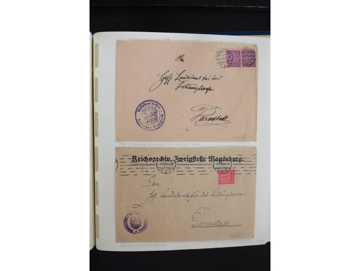 1872/1945, postfrische, ungebrauchte und gestempelte Sammlung, vielfach in beiden Erhaltungen gesammelt, ab Weimar kpl., dazu