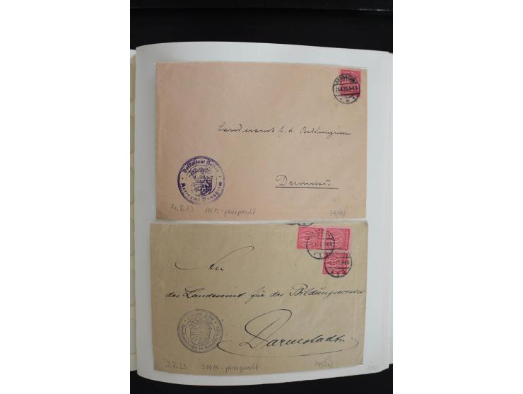 1872/1945, postfrische, ungebrauchte und gestempelte Sammlung, vielfach in beiden Erhaltungen gesammelt, ab Weimar kpl., dazu