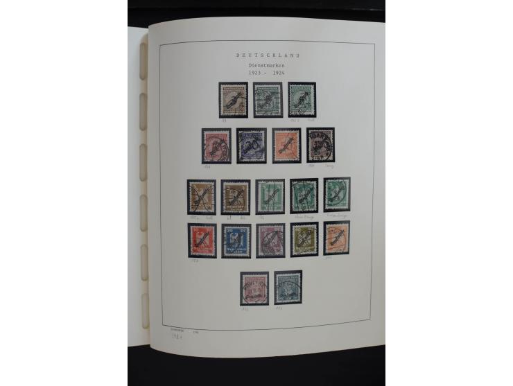 1872/1945, postfrische, ungebrauchte und gestempelte Sammlung, vielfach in beiden Erhaltungen gesammelt, ab Weimar kpl., dazu