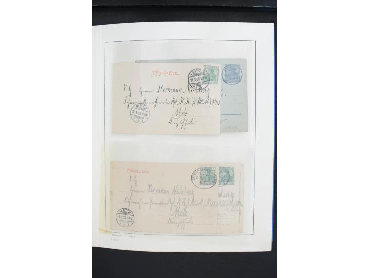 1872/1945, postfrische, ungebrauchte und gestempelte Sammlung, vielfach in beiden Erhaltungen gesammelt, ab Weimar kpl., dazu
