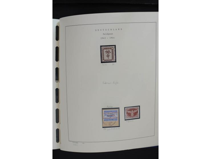1872/1945, postfrische, ungebrauchte und gestempelte Sammlung, vielfach in beiden Erhaltungen gesammelt, ab Weimar kpl., dazu
