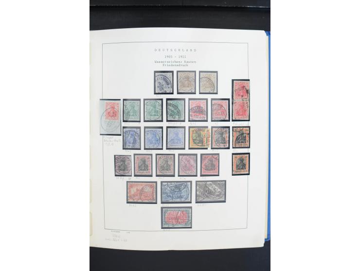 1872/1945, postfrische, ungebrauchte und gestempelte Sammlung, vielfach in beiden Erhaltungen gesammelt, ab Weimar kpl., dazu
