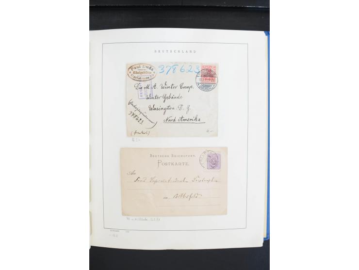 1872/1945, postfrische, ungebrauchte und gestempelte Sammlung, vielfach in beiden Erhaltungen gesammelt, ab Weimar kpl., dazu