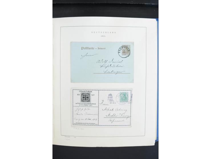1872/1945, postfrische, ungebrauchte und gestempelte Sammlung, vielfach in beiden Erhaltungen gesammelt, ab Weimar kpl., dazu