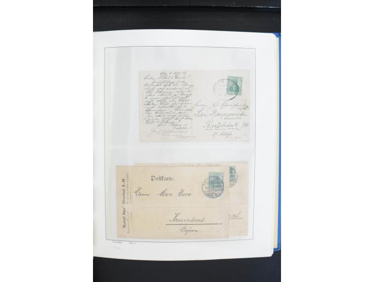 1872/1945, postfrische, ungebrauchte und gestempelte Sammlung, vielfach in beiden Erhaltungen gesammelt, ab Weimar kpl., dazu
