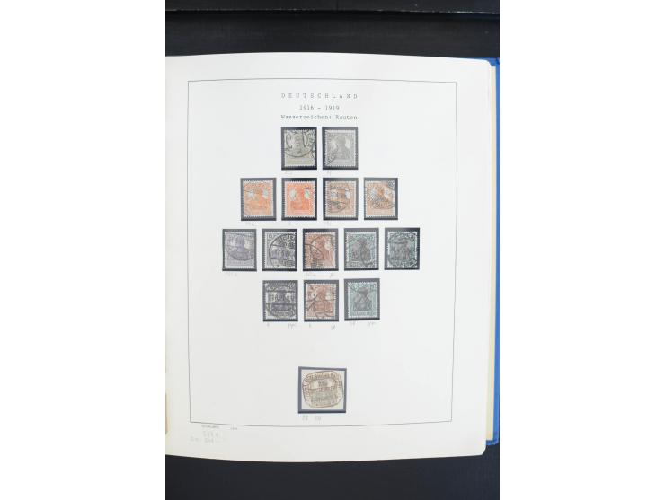 1872/1945, postfrische, ungebrauchte und gestempelte Sammlung, vielfach in beiden Erhaltungen gesammelt, ab Weimar kpl., dazu