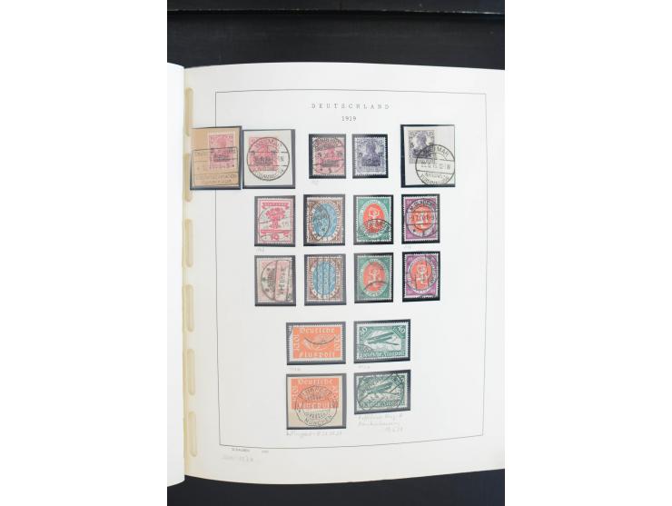 1872/1945, postfrische, ungebrauchte und gestempelte Sammlung, vielfach in beiden Erhaltungen gesammelt, ab Weimar kpl., dazu