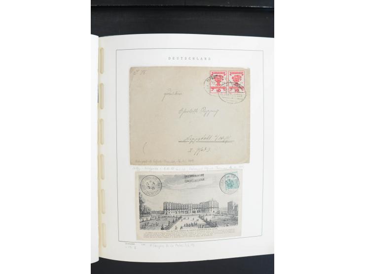 1872/1945, postfrische, ungebrauchte und gestempelte Sammlung, vielfach in beiden Erhaltungen gesammelt, ab Weimar kpl., dazu